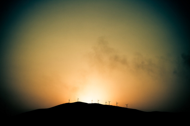 Вітряні млини турбіни пропелери енергії - Фото, зображення