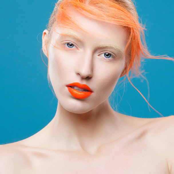 Beautiful redhaired woman - Foto, immagini