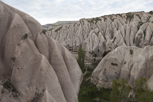 Cappadocië. De weergave van de hoogte van de ballon. Turkije. - Foto, afbeelding