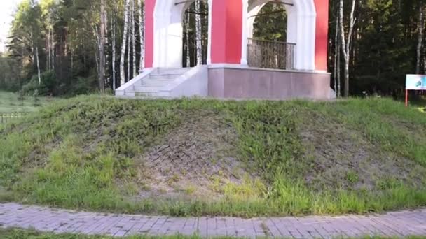 Kapelle an der Quelle des Moskauer Flusses - Filmmaterial, Video