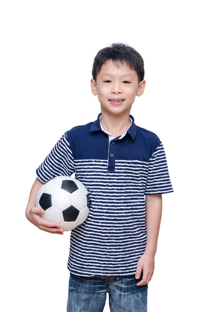 boy holding ball - Foto, immagini