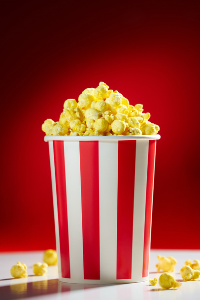 Bowl Filled With Popcorns For Movie Night - Photo, Image