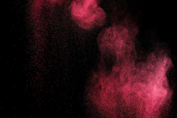 Abstract pink paint Holi. - Foto, afbeelding