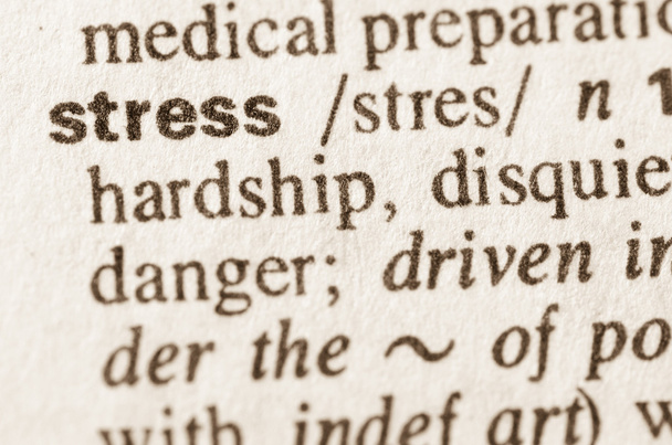 Definizione del dizionario di stress verbale
  - Foto, immagini