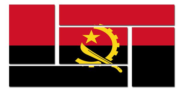 Angola flag - Photo, Image