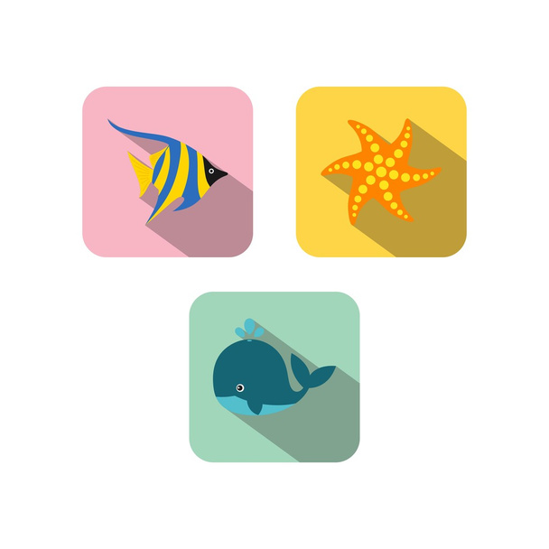 Логотип морской жизни
 - Вектор,изображение