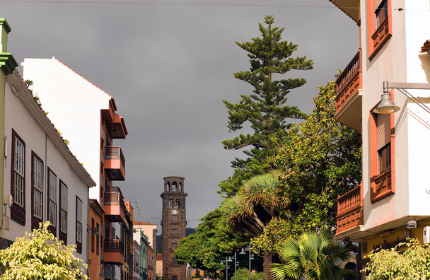 古い町のサン ・ クリストバル ・ デ ・ ラ ザ ラグーナ、テネリフェ島の建築ディテール - 写真・画像