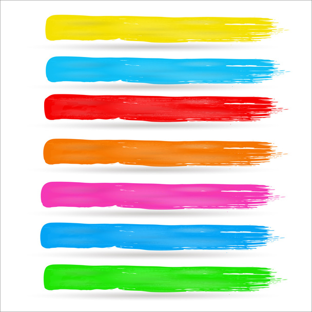 Pinceladas coloridas
 - Vetor, Imagem