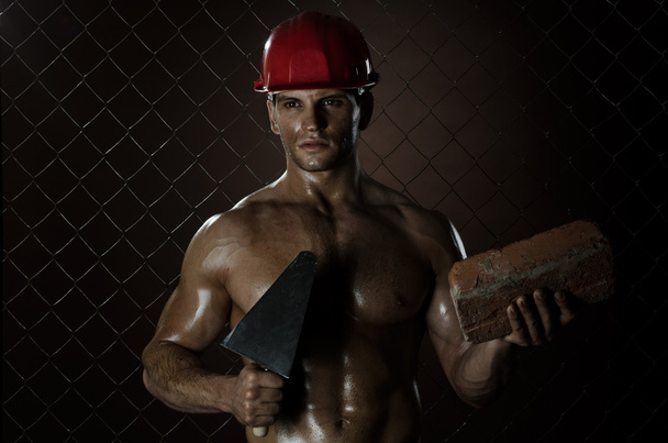 Sexy workman - Foto, Bild
