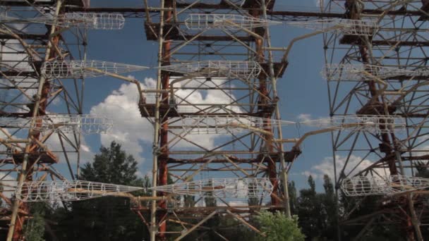 Duga, the Steel Giant Near Chernobyl - Materiał filmowy, wideo