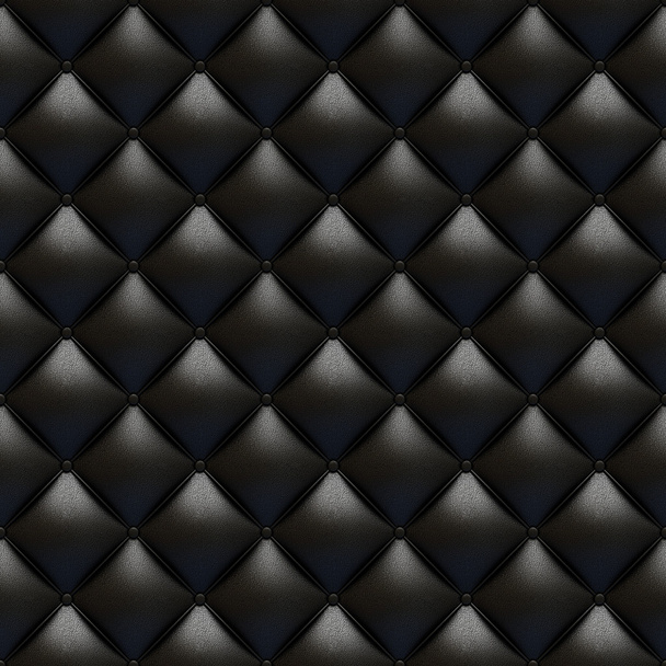 Textura de tapicería de cuero negro sin costuras
 - Foto, Imagen