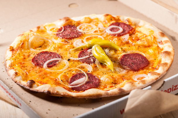 Pizza in box - Photo, Image