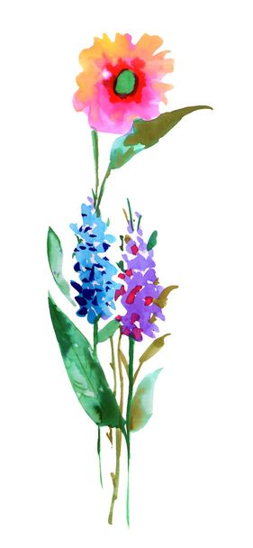 Akvarelový květ - Fotografie, Obrázek