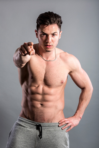 Handsome muscular man - Zdjęcie, obraz