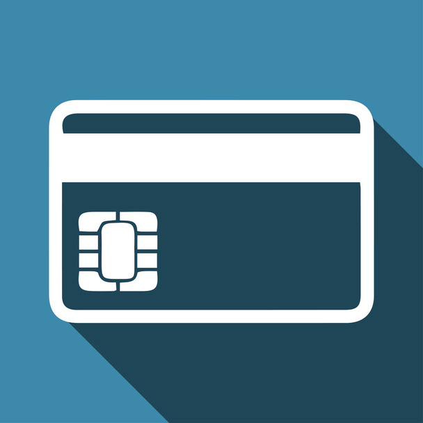 hitelkártya ikon - Vektor, kép