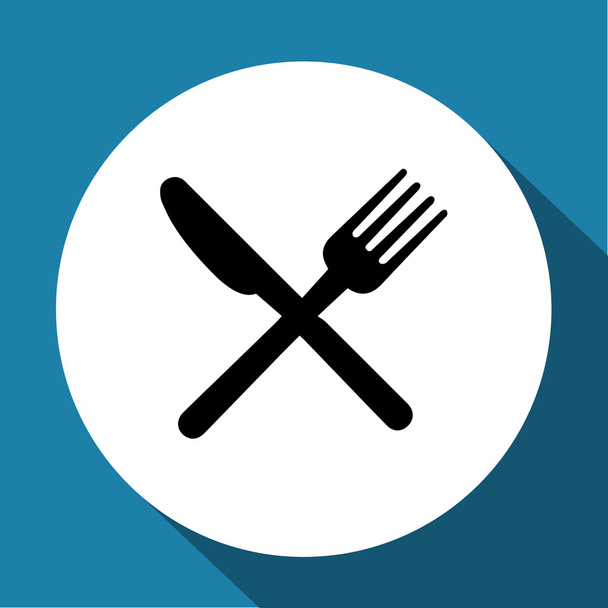 Fourchette, couteau, icône cuillère image vectorielle
 - Vecteur, image