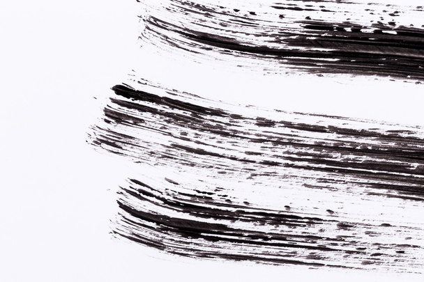 Black paint isolated on white background - Photo, image