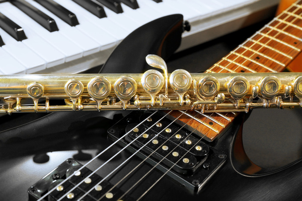 Musical instruments, closeup - Φωτογραφία, εικόνα