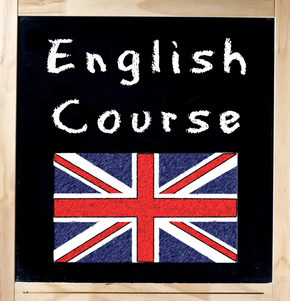 Cours d'anglais sur tableau noir
 - Photo, image