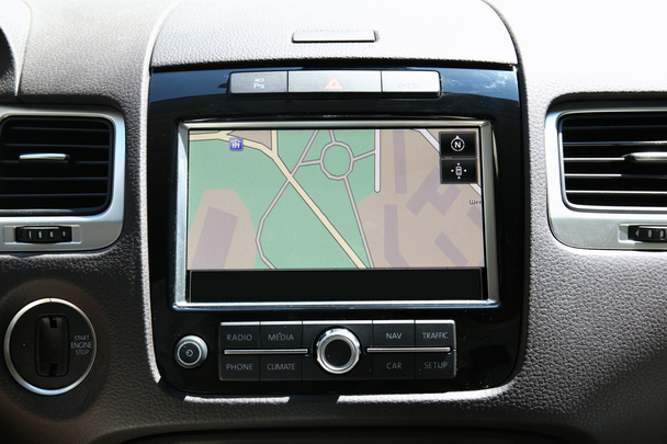 navigation system in car - Valokuva, kuva