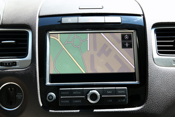 navigation system in car - Photo, Image