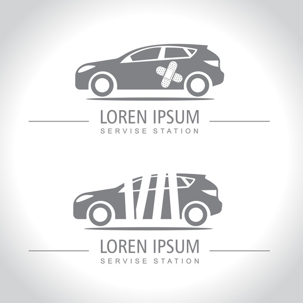 Car service and Repairing icons - Vector, Image
