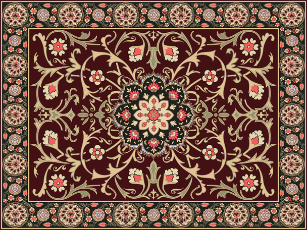 Дизайн ковров
 - Вектор,изображение