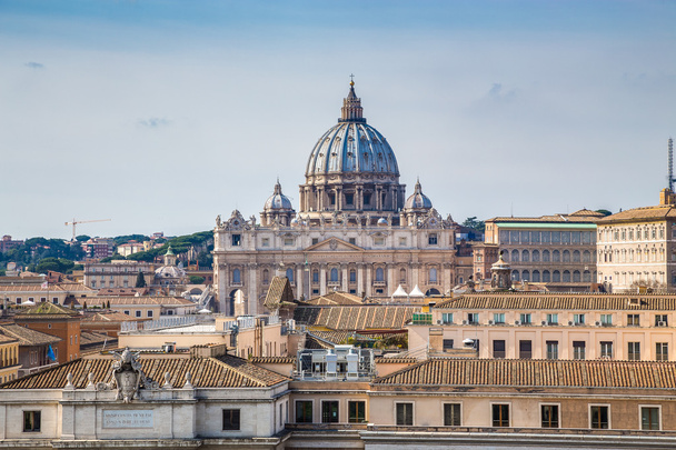 St Peter's Basilica from Castel Sant'Angelo - Photo, Image