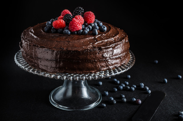 Chocolate cake - Φωτογραφία, εικόνα
