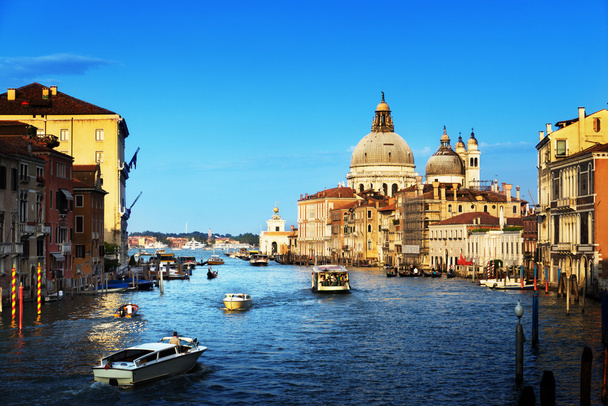 Grand Canal et Basilique Santa Maria Della Salute, Venise, Italie - Photo, image