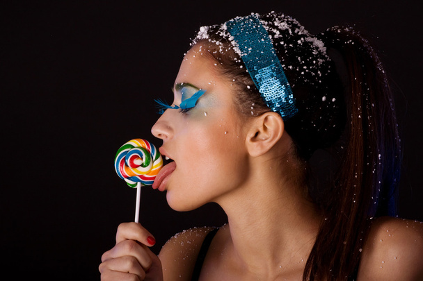 Girl with candy - Fotografie, Obrázek