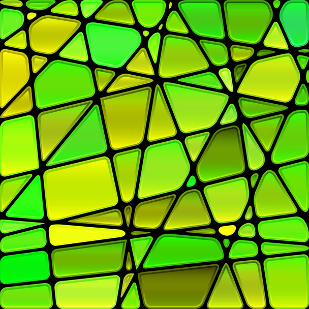 abstract vector stained-glass mosaic background - Vector, Image