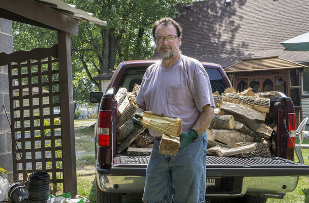 Delivering Firewood To A Customer - Photo, Image