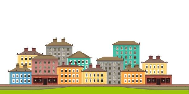 City background - Vector, Image