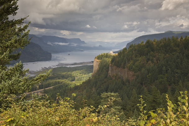 Columbia River Gorge after some rain Oregon. - Photo, Image