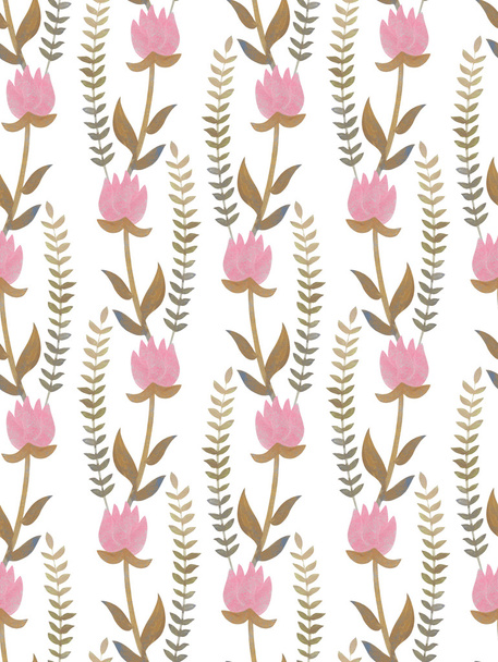 pattern with flowers - Foto, Imagem