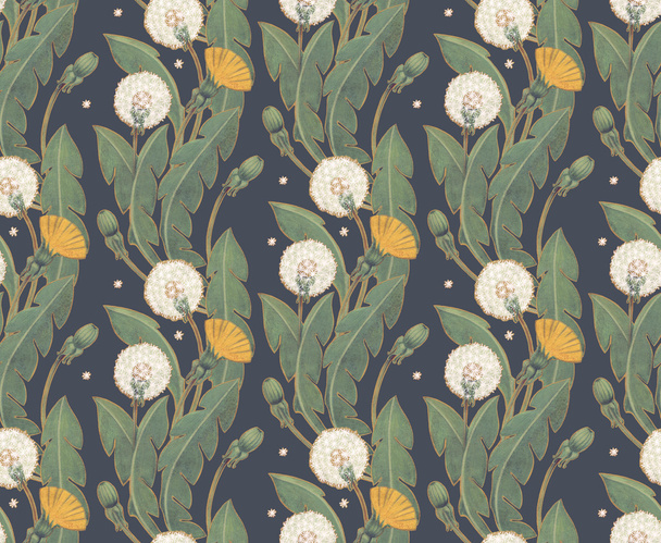 dandelion seamless pattern - Photo, Image