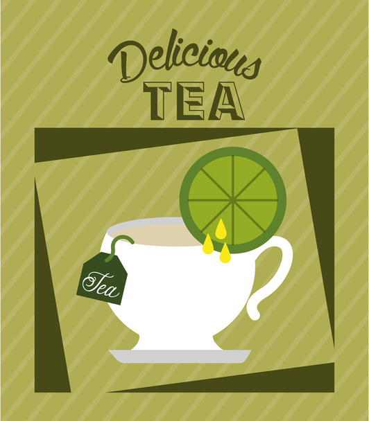 Delizioso tè
  - Vettoriali, immagini
