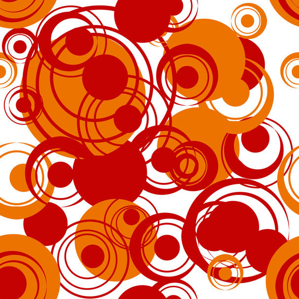 απρόσκοπτη μοτίβο με κύκλους - Διάνυσμα, εικόνα