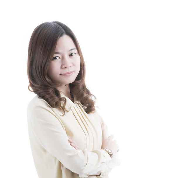 Ázsiai nő az üzleti iroda - Fotó, kép