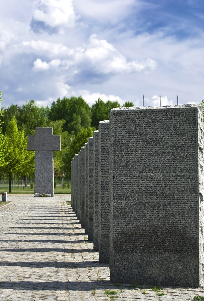Memorial by German soldier of lost under kievom 1941-43 - Valokuva, kuva