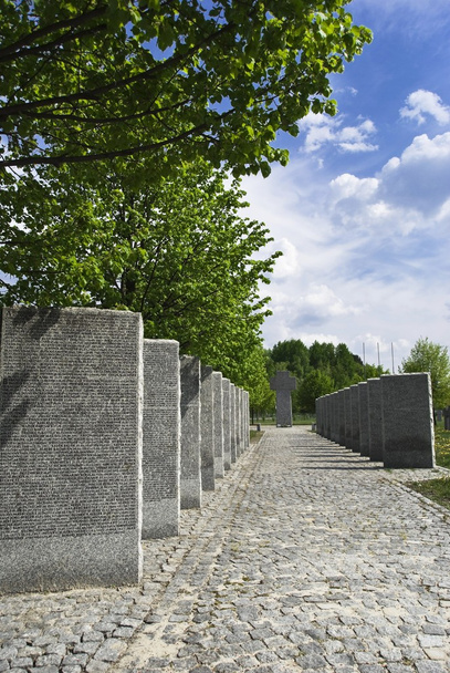 Memorial by German soldier of lost under kievom 1941-43 - Valokuva, kuva
