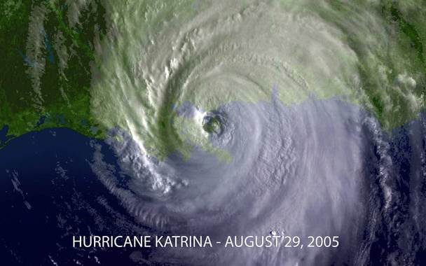 Katrina Kasırgası Meksika Körfezi içinde - Fotoğraf, Görsel