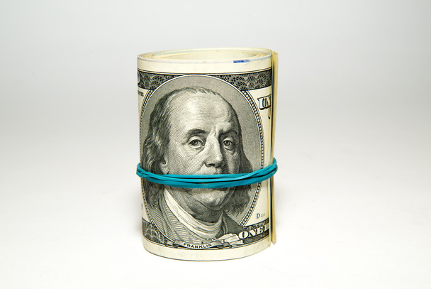 Bankovky nás dolarů vztahující se k zásobníku - Fotografie, Obrázek