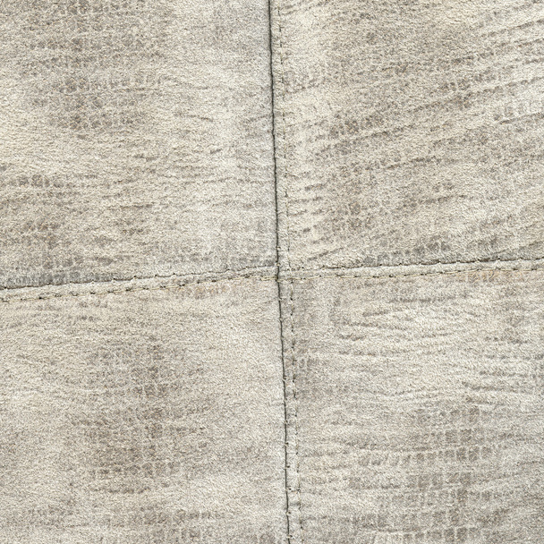 gray artificial, leather texture, seams - Photo, Image
