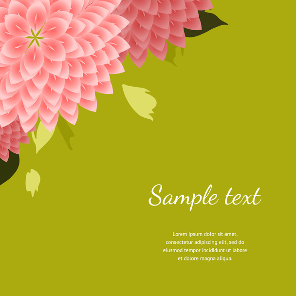 Abstract floral background  - Vector, Image