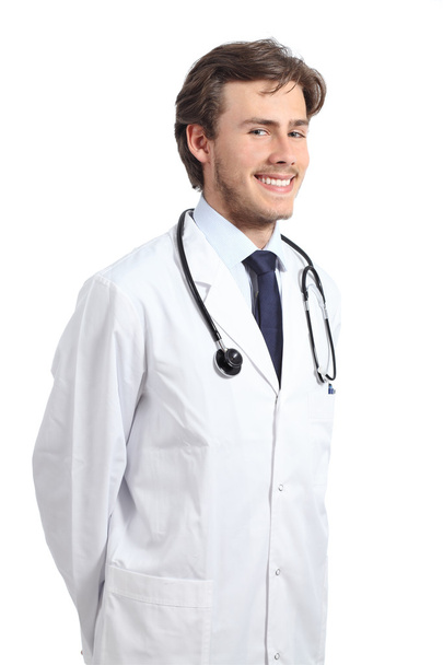 Young doctor man posing happy - Fotó, kép