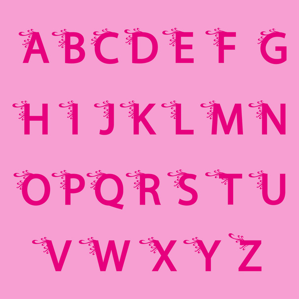design Letters of the alphabet - ベクター画像