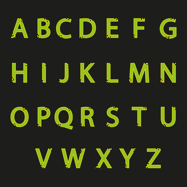 design Letters of the alphabet - Vettoriali, immagini