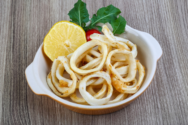 Fried  Squid rings - Photo, Image